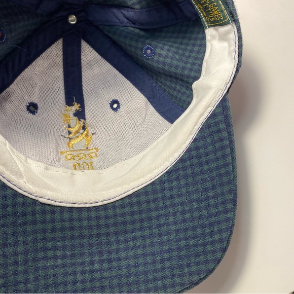 1996 Atlanta Olympics Vintage Blue / Green Plaid Embroidered Vintage Hat - Picture 9 of 9